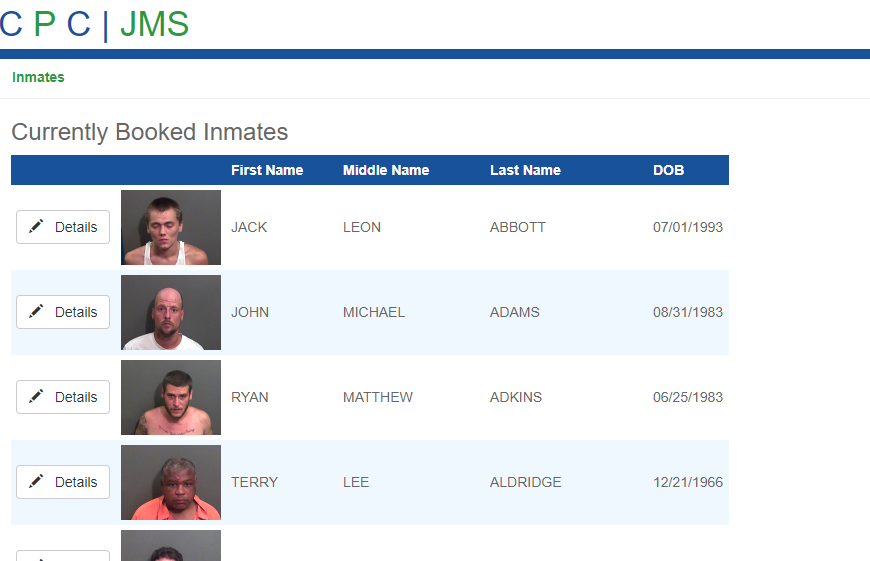 current inmates