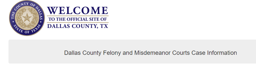 Dallas County Criminal Records Search