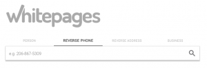 whitepages reverse phone
