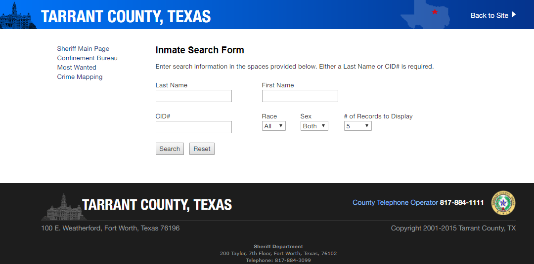 Tarrant County Arrest Records - Find Out Who's in Jail Tarrant County
