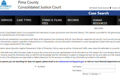 Pima County Arizona Criminal Records